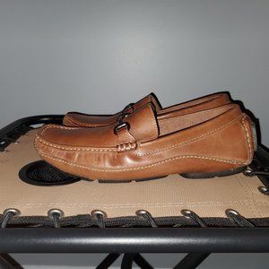 Tan Leather Clark Loafers 10.5M